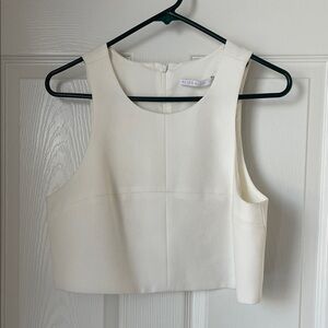 Black Halo Cream Sleeveless Tank Top